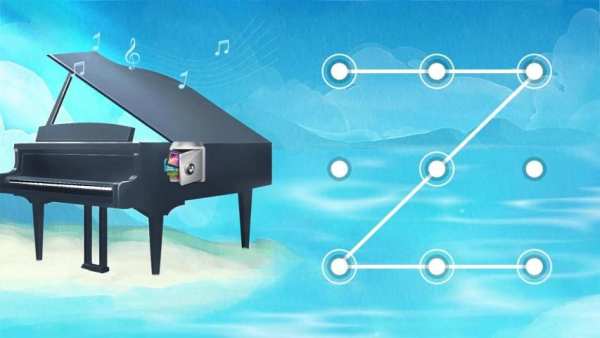 AppLock Live Theme Piano – Paid Theme screenshot 1