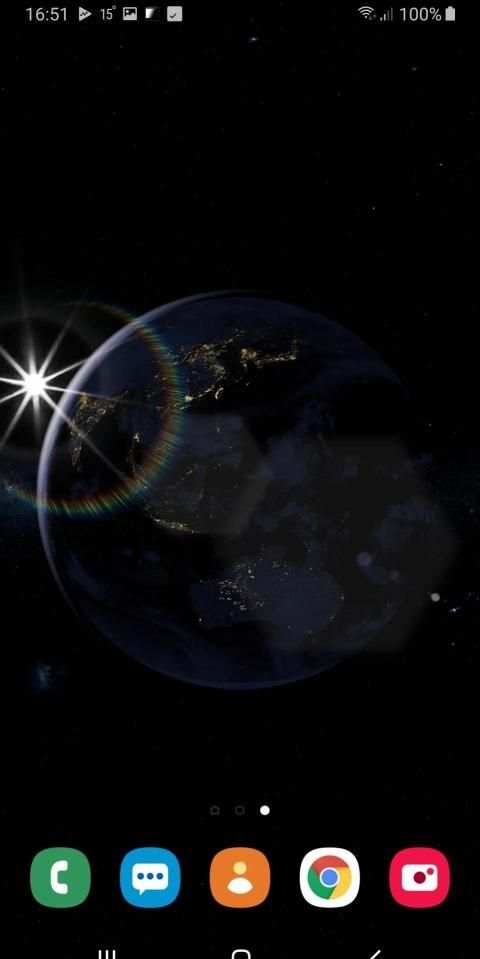 Earth Planet 3D Live Wallpaper screenshot 6