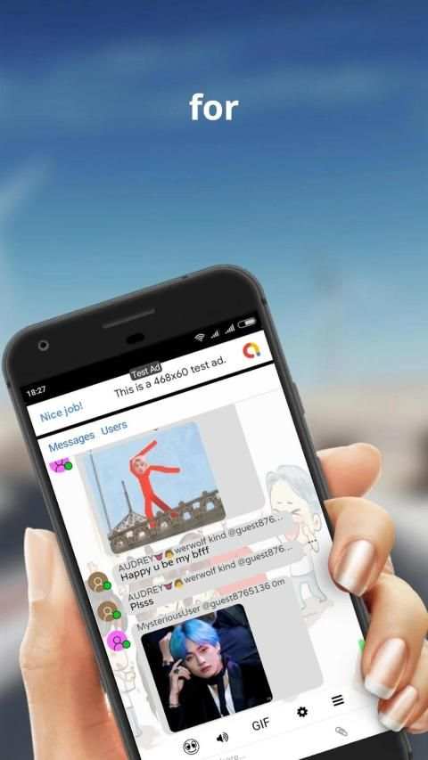Chat for BTS Messenger 2 Real screenshot 2