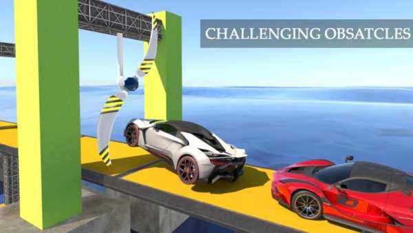 Mega Ramp Car Stunts : Crazy Stunt Car ramp स्क्रीनशॉट 4