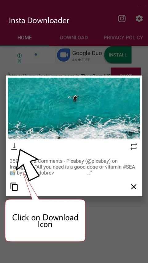 Insta Downloader screenshot 2