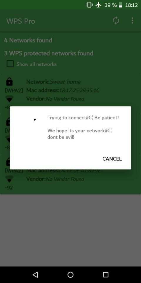 WIFI WPS PRO ( WPS Connect ) screenshot 2