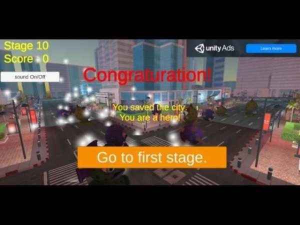 City Viruses Fight Game- 도시바이러스 퇴치게임 स्क्रीनशॉट 1