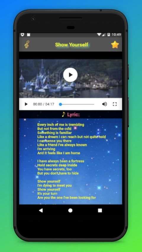 SHOW YOURSELF VIDEO SUBTITLE LYRIC screenshot 4