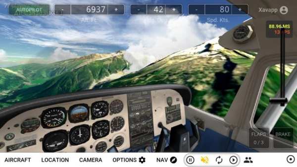 GeoFS Light - Flight Simulator स्क्रीनशॉट 3