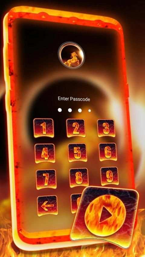 Fire Horse Launcher Theme स्क्रीनशॉट 1