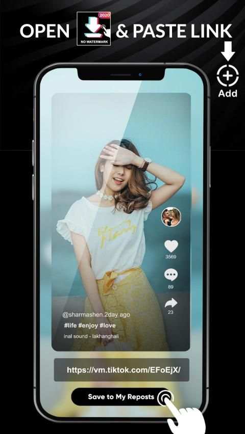 Downloader for TikTok Video Download No WaterMark स्क्रीनशॉट 2