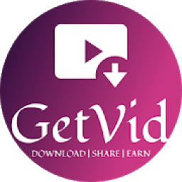 GetVid - Watsapp Status Download, Share Video आइकन