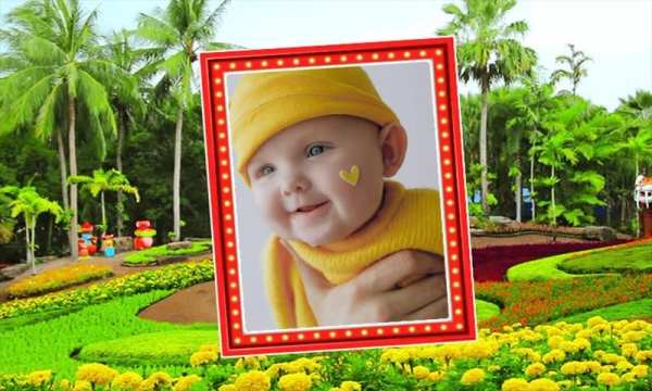 Awesome Garden Frame Photo application screenshot 2