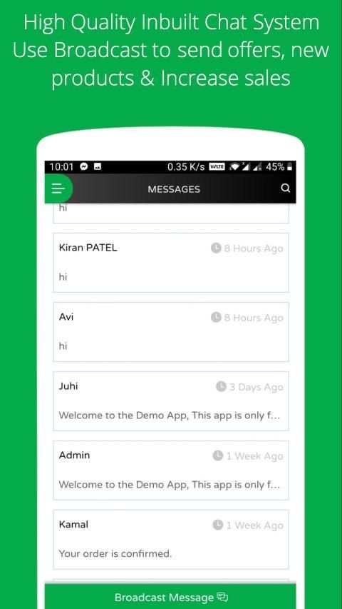 Grocery Demo App स्क्रीनशॉट 7