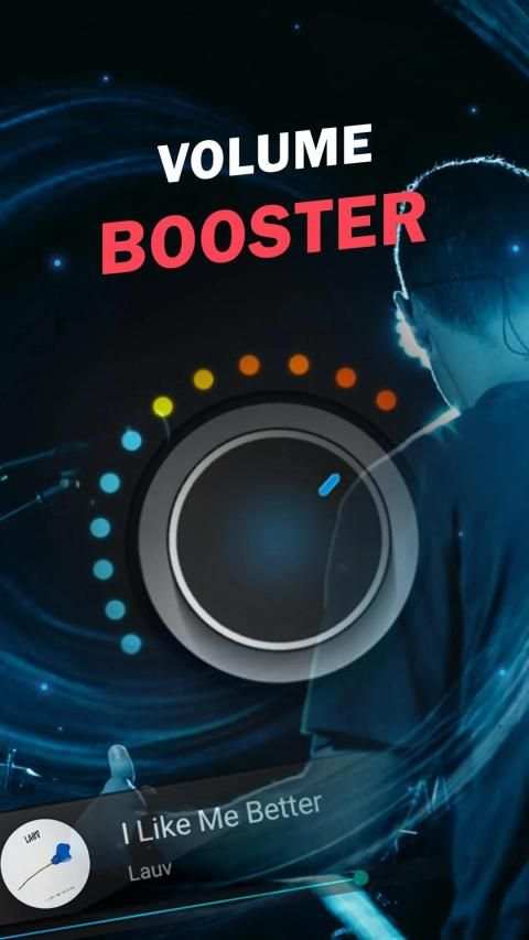 Music Player - Sound Booster & Equalizer स्क्रीनशॉट 1
