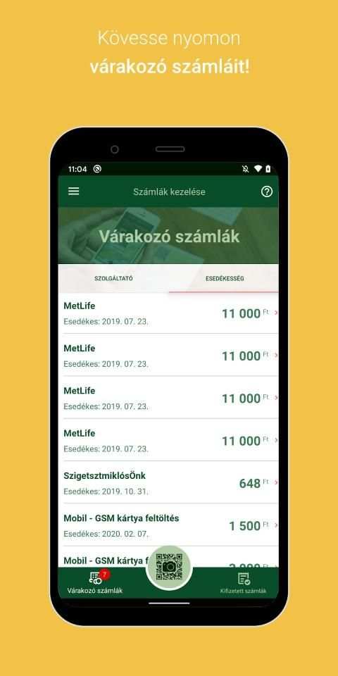 iCsekk mobil fizetés screenshot 5