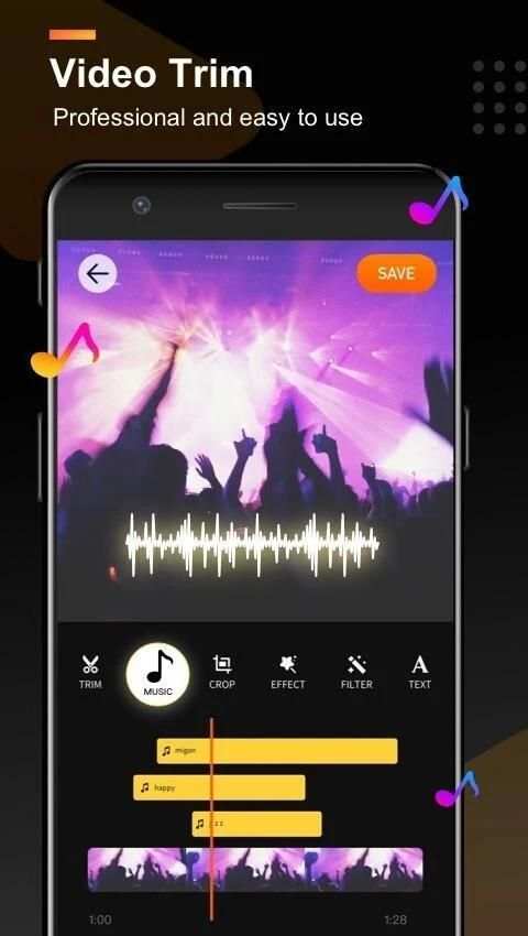 Best Video Editor- Magic Video Maker Video Effect स्क्रीनशॉट 3