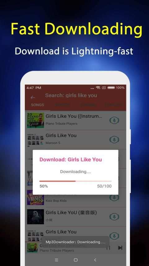 Ultimate Music Downloader - Download Music Free स्क्रीनशॉट 5