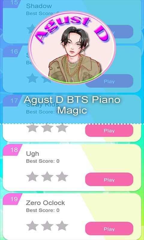 Mixtape Agust D BTS Piano Magic स्क्रीनशॉट 6
