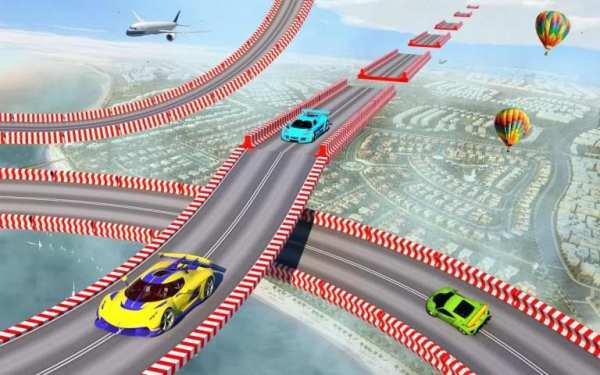 GT Car Stunts Free : Mega Ramp Adventure screenshot 2