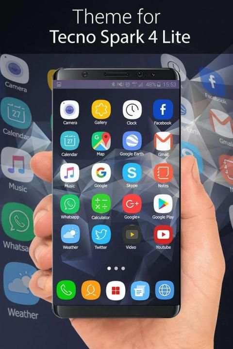 launcher Theme For Tecno Spark 4 lite screenshot 3