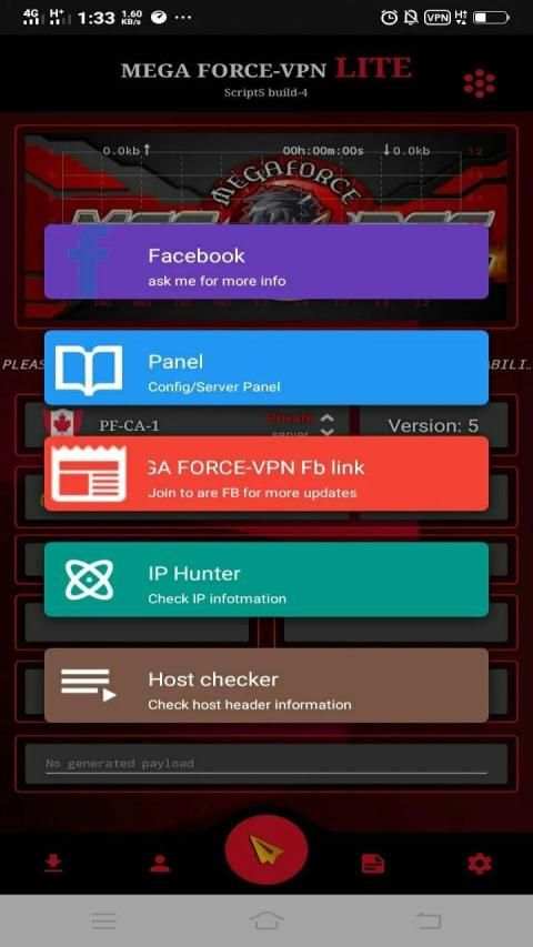 MEGA FORCE-VPN स्क्रीनशॉट 4