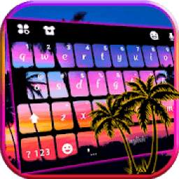 Sunset Beach 2 Keyboard Theme