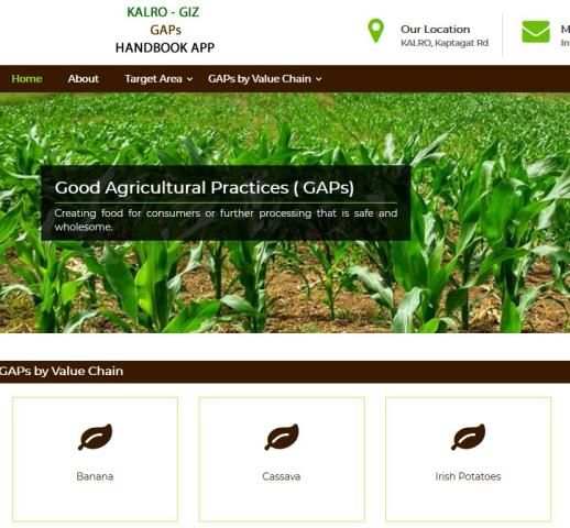 KALRO GAPs App स्क्रीनशॉट 1