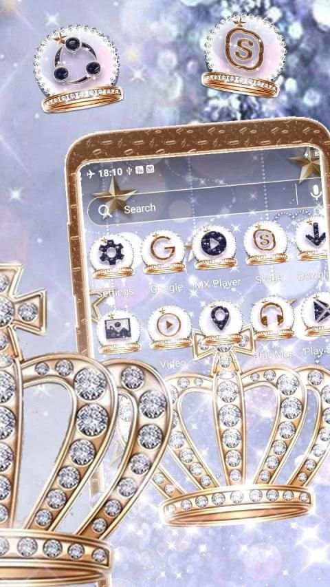 Diamond Crown Theme Launcher screenshot 1