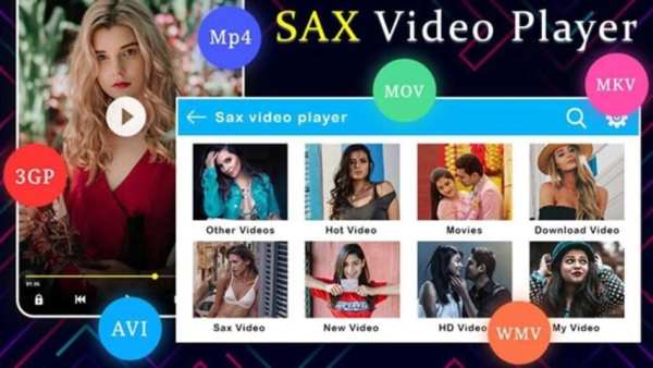 Sax Video Player : All Format Video Player स्क्रीनशॉट 1