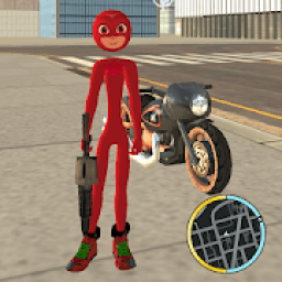 ikon Stickman Owlet Rope Hero Pj Gangster Crime City