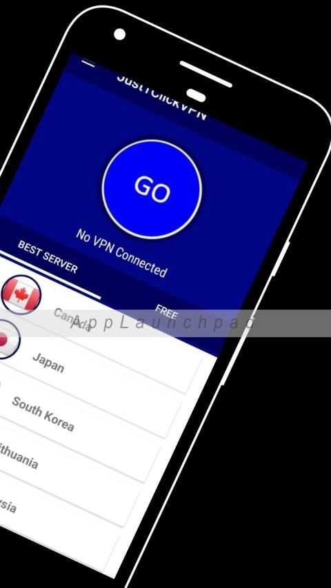 Just1ClickVPN & Free secure proxy server स्क्रीनशॉट 4