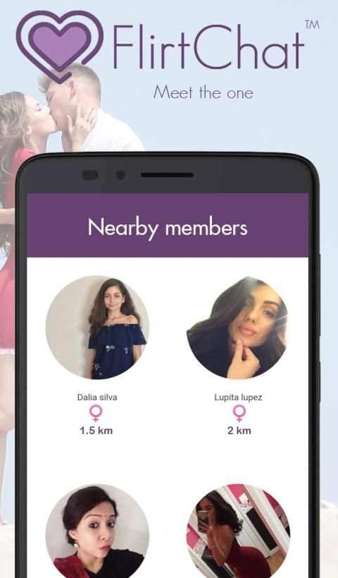FlirtChat - ♥ Free Dating/Flirting App ♥ screenshot 2