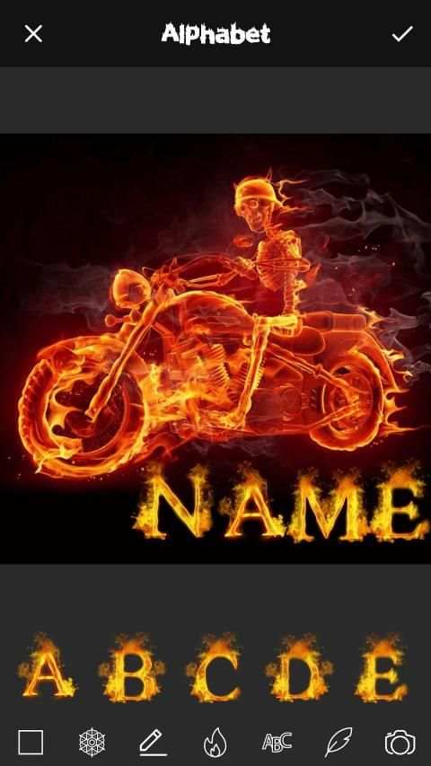 Fire Effect Name Art Maker screenshot 2