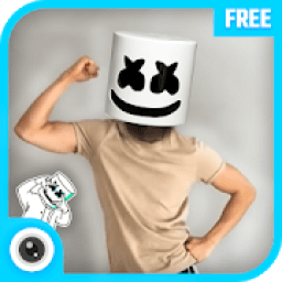 ikon Marsh Mello Mask Photo Editor - Face Mask
