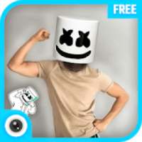 Marsh Mello Mask Photo Editor - Face Mask on 9Apps