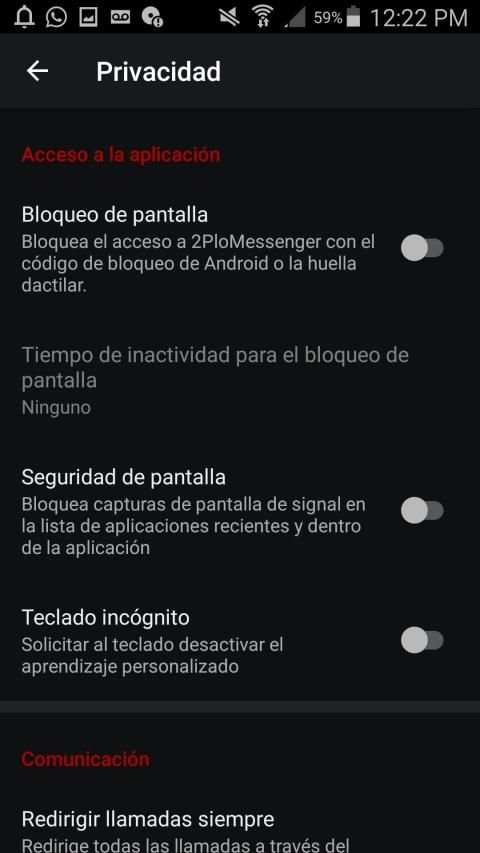 2Plo Messenger Mensajería instantánea screenshot 5