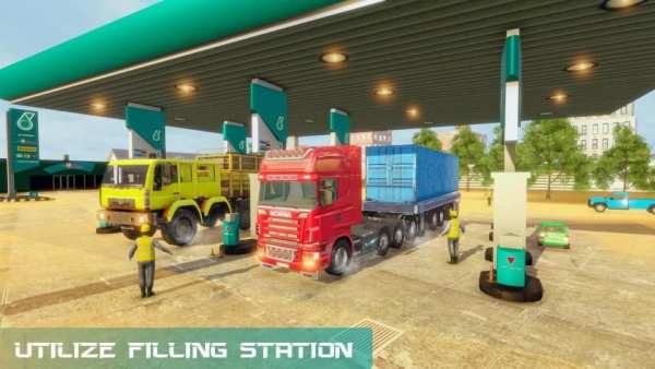 Heavy Truck Drive Simulator:Road Train Transporter स्क्रीनशॉट 8