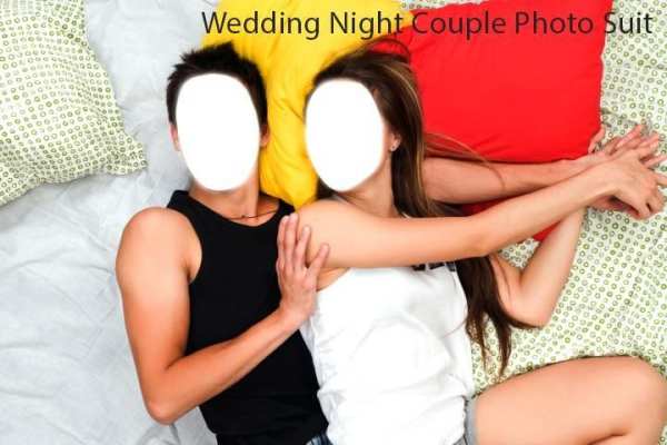 Hot Wedding Night Couple Photo Suit स्क्रीनशॉट 2