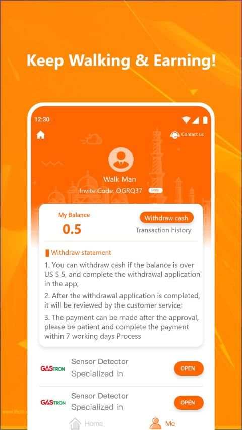 Walk For Cash screenshot 2
