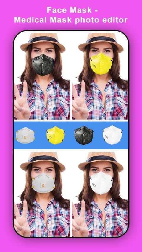 Face Mask-Medical Mask Photo Editor स्क्रीनशॉट 4