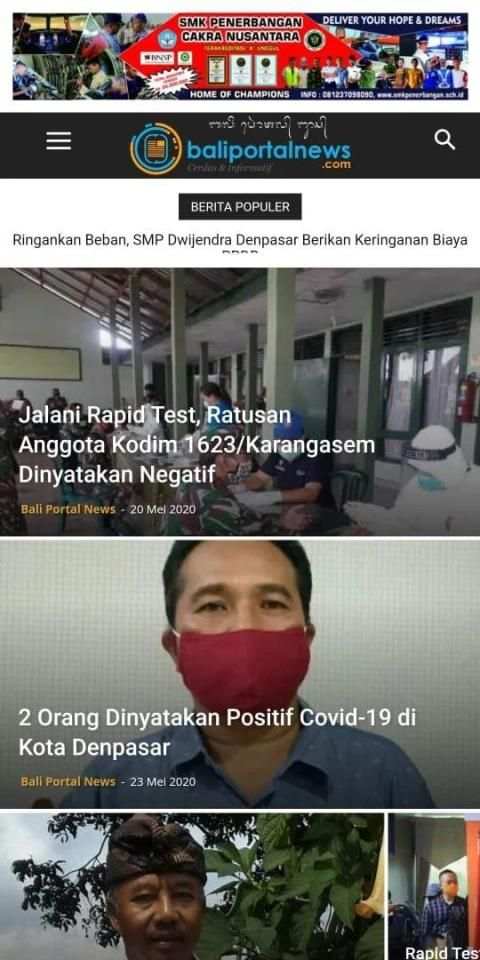 Bali Portal News screenshot 1