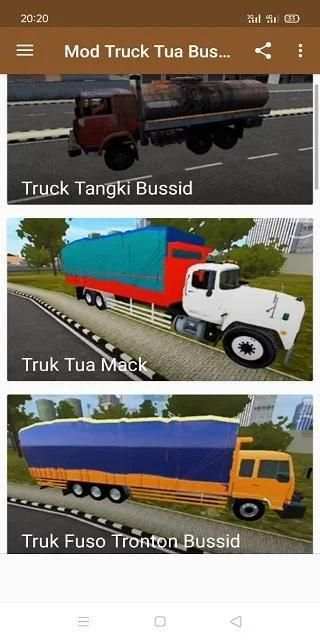 Mod Truck Tua Bussid screenshot 2