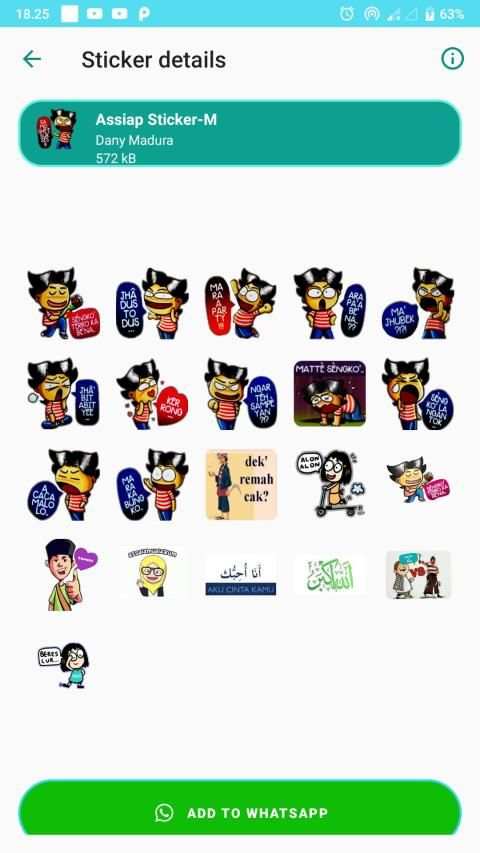 Sticker Wa Madura 2020 screenshot 3