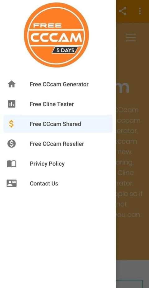 Free Cline CCcam, 5Days Free CCcam Server screenshot 5