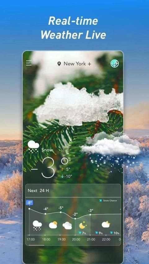 Weather Live：Weather Forecast & Radar & Widget स्क्रीनशॉट 8