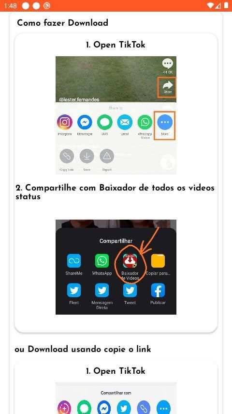 Baixador de Vídeos todos os Status screenshot 4