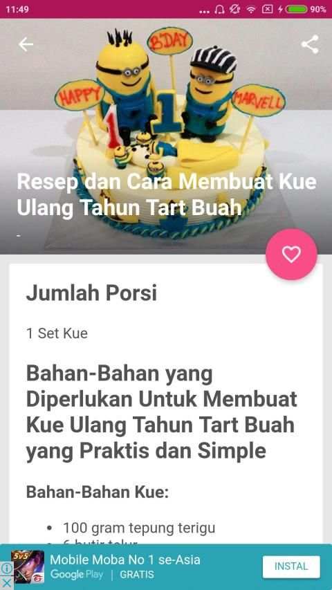 Resep Kue Ulang Tahun screenshot 4