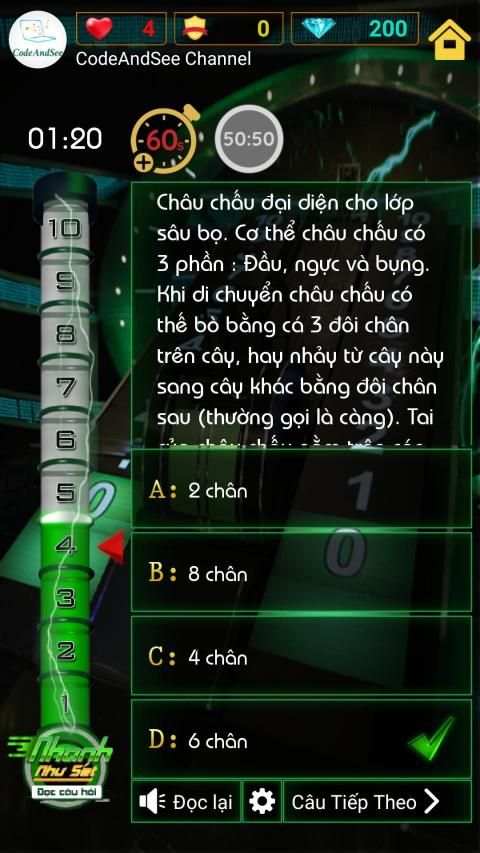 Nhanh Như Sét - Đọc Câu Hỏi screenshot 10