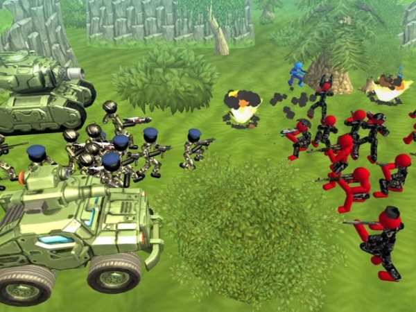 Stickman Tank Battle Simulator स्क्रीनशॉट 7