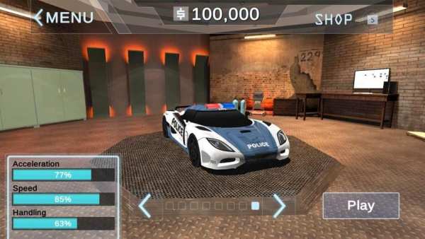 Police Car Simulator - Cop Chase स्क्रीनशॉट 3