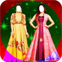 Longfrock Photo Suit for girls : Women long dress on 9Apps