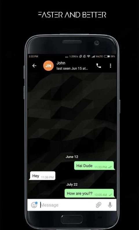 Black Messenger for Chats, Free Call and Fun screenshot 4