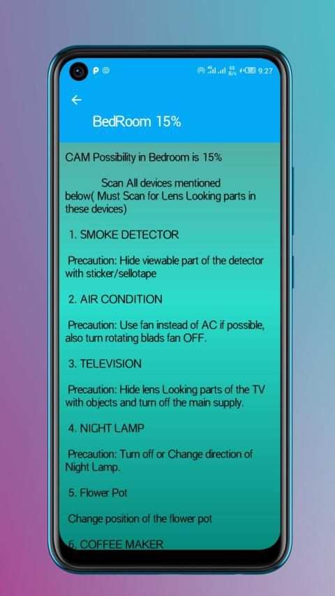 Spy Camera Detector स्क्रीनशॉट 1